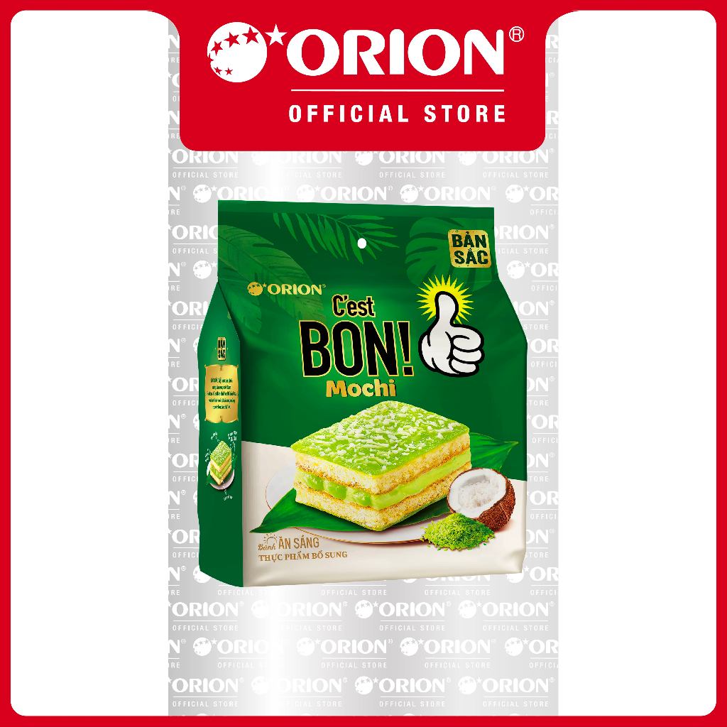 [LIVESTREAM] Combo 5 Túi Bánh Cest Bon Mochi Cốm Dừa (5 Gói/Túi)