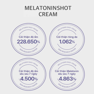 Kem Dưỡng Maxclinic 7% Melatonin Liposome Cream RX Phục Hồi, Sáng Da 50ml Duduhouse
