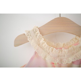 Váy bé gái in hoa 9th-4 tuổi vải thô cotton mềm thoáng mát thích hợp đi chơi du lịch mùa hè D1282