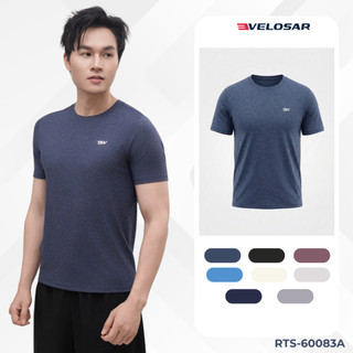 Áo thun nam thể thao Velosar RTS-60083A tập Gym, Tennis, Pickleball thoải mái, thấm hút, nhanh khô