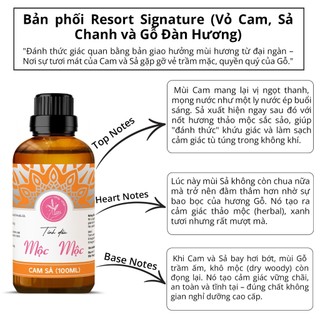 Tinh Dầu CHANH SẢ Xông Thơm Phòng - Bản Phối Giữa Vỏ Chanh, Sả Chanh và Oải Hương Đuổi Muỗi Ngủ Ngon