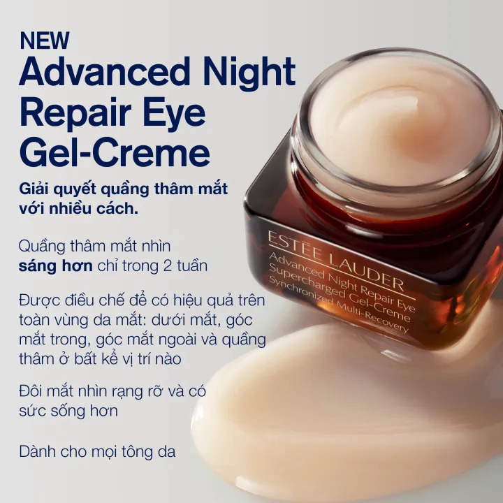 Kem mắt Estee Iauder 15ml/ANR Eye Gel-Creme giúp sáng da mắt giảm nếp nhăn 5ml