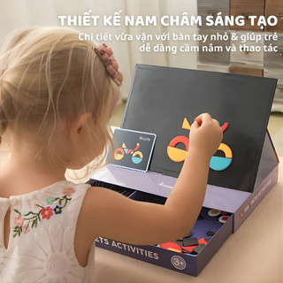Bộ Đồ Chơi Xếp Hình Nam Châm Mideer Magenetic Game - Đồ Chơi Ghép Hình Từ Tính Đa Dạng Chủ Đề Và Màu Sắc Cho Bé Sáng Tạo