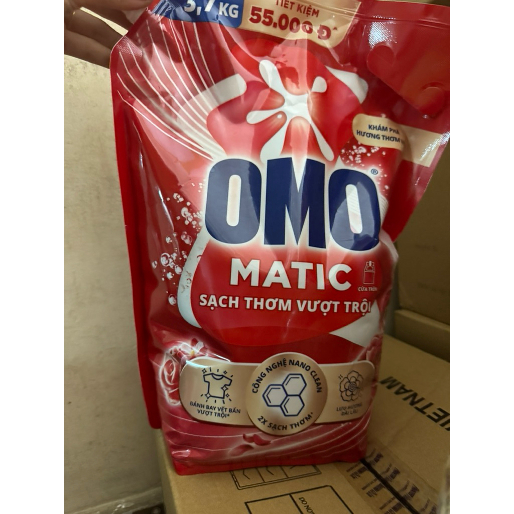 Nước Giặt OMO Matic Túi 3.6Kg/ 3.9kg