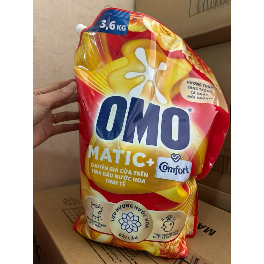 Nước Giặt OMO Matic Túi 3.6Kg/ 3.9kg