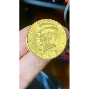 Đồng xu 1992 Kennedy Half Dollar Proof - 24K Gold-Plated
