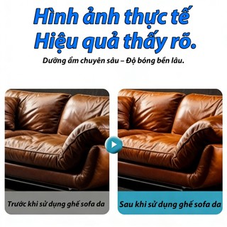 Chai vệ sinh đồ da, Chai Xịt Vệ Sinh Sofa Da, Tẩy làm sạch ghế sofa, Ghế da, Vệ Sinh Nội Thất Ô tô, Mọi loại đồ da