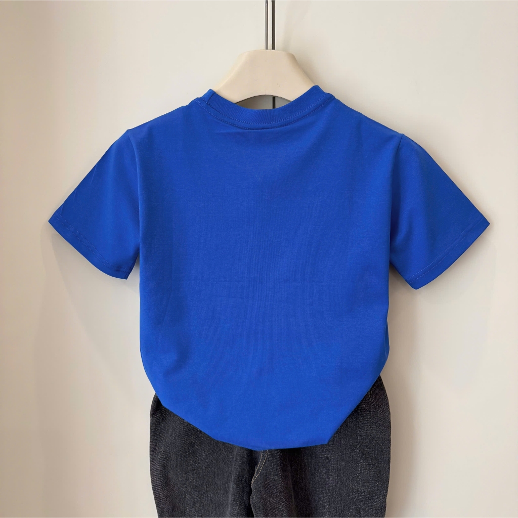 Áo Thun Trẻ Em Mirage Họa Tiết Mèo Đen 3D Hoạt Hình Dễ Thương Chất 100% Cotton Cao Cấp.