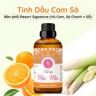 Tinh Dầu CHANH SẢ Xông Thơm Phòng - Bản Phối Giữa Vỏ Chanh, Sả Chanh và Oải Hương Đuổi Muỗi Ngủ Ngon