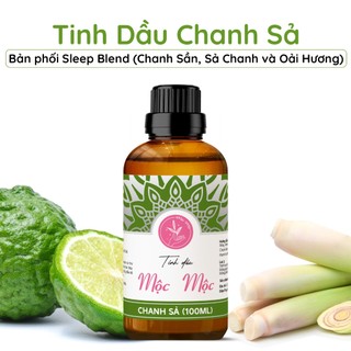 Tinh Dầu CHANH SẢ Xông Thơm Phòng - Bản Phối Giữa Vỏ Chanh, Sả Chanh và Oải Hương Đuổi Muỗi Ngủ Ngon