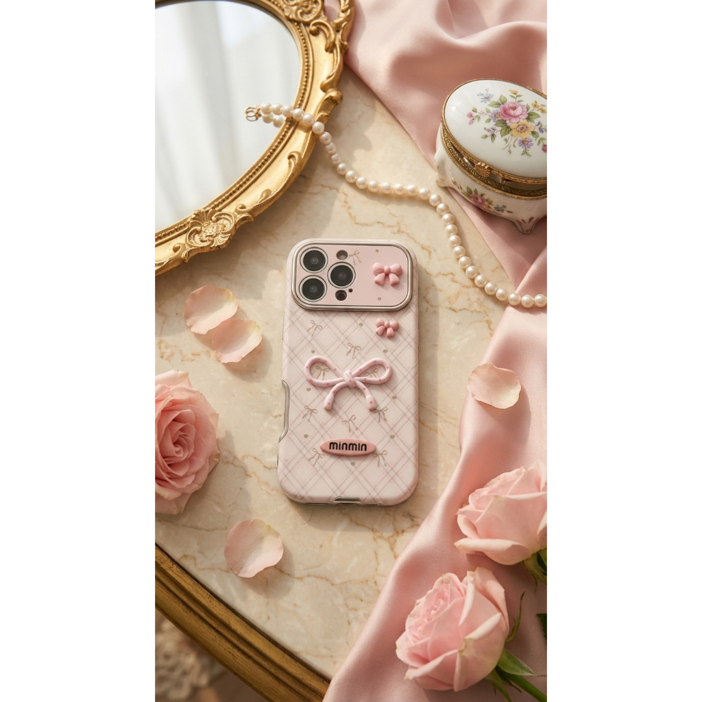 🩰 MẪU ỐP LƯNG IPHONE NƠ 