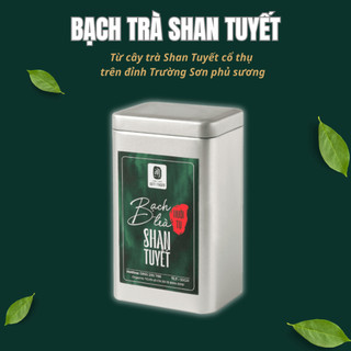 Bạch Trà Shan Tuyết Cổ Thụ Thượng Hạng An Nam - Búp Chè Tuyết Cổ Cực Phẩm Hộp Thiếc 50g Organic Tốt Cho Sức Khỏe