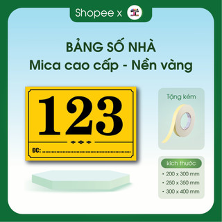 Bảng công ty, Bảng số nhà, hộ kinh doanh, biển chức năng in UV trên alu gương inox trắng, alu gương vàng-giao hỏa tốc