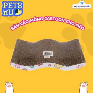 Bàn cào móng cho mèo chất liệu carton- Bàn cào mèo VN