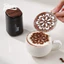 Hộp Rắc Bột Cà Phê BINCOO Inox 304 – Dụng Cụ Rắc Cacao Latte Art Có Nắp Gỗ,Nam Châm Cao Cấp