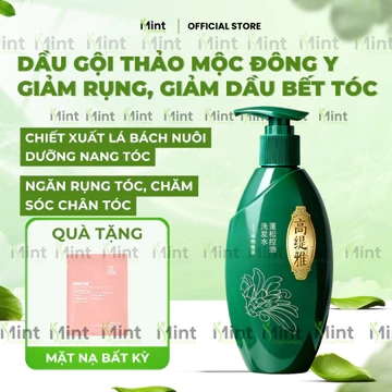 Dầu Gội Dược Liệu Đông Y Giảm Rụng Tóc – Nhân Sâm Hà Thủ Ô Kích Mọc Tóc Nhanh, Dưỡng Tóc Dày Mượt, Phục Hồi Tóc Yếu