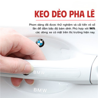 Bộ 8 Miếng Dán Silicon Trong Suốt Chống Trầy Tay Nắm Hốc Cửa Ô Tô  Hốc   Tay Nắm   Gương Cho Mazda Toyota