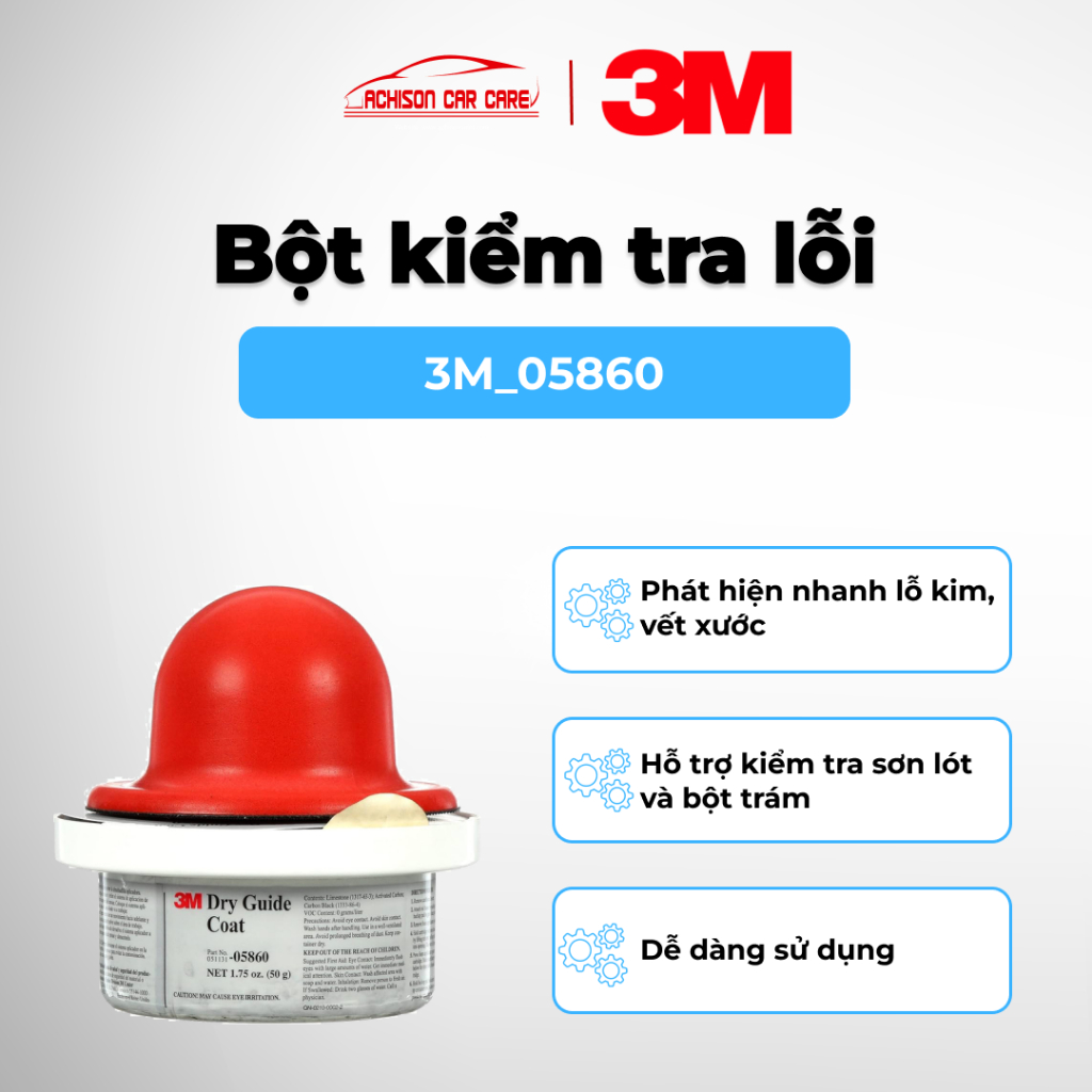 BỘT KIỂM TRA LỖI 3M 05860 KIỂM SOÁT BỀ MẶT TRƯỚC KHI ĐÁNH BÓNG HOÀN THIỆN