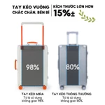 Vali khung nhôm du lịch SUNNY MIRA - vali size 29/25/21 inch xách tay/kí gửi chắc chắn nhựa PC — ảnh 6