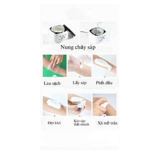 [Tặng chén+que] Hũ 500g sáp wax lông nóng tại nhà, dừa coconut dẻo thơm  an toàn cho mọi vùng da