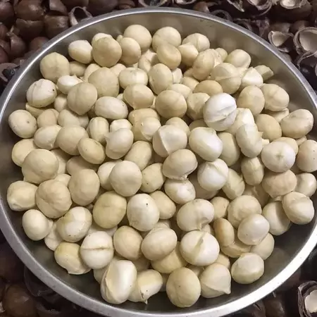 NHÂN HẠT MACCA ĐĂK LĂK - VỠ ĐÔI (SẤY CHÍN)