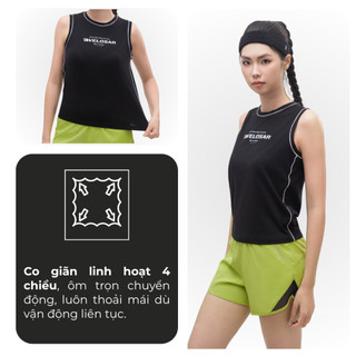 Áo tanktop thể thao nữ Velosar RTT-20089 tập Gym, Tennis, Pickleball thoải mái, thấm hút, nhanh khô