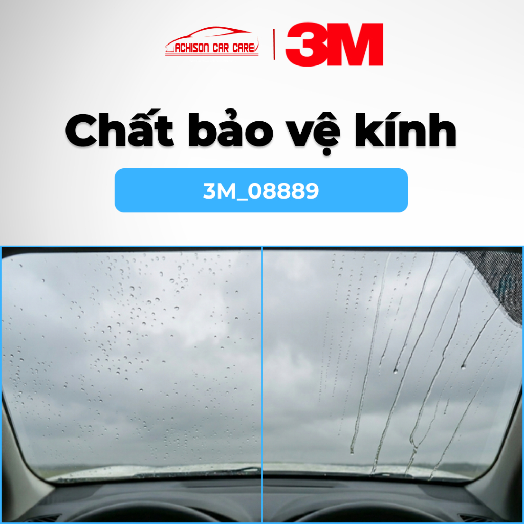 3M CHẤT BẢO VỆ KÍNH 250ML GIỮ KÍNH RÕ NÉT CHỐNG NƯỚC MƯA