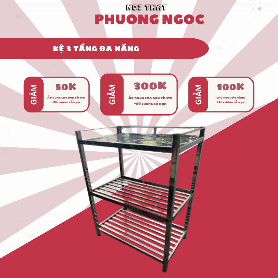 Kệ INox Bền Đẹp INox 100% đảm bảo chất luọng ( nhận đặt hàng theo yêu cầu)