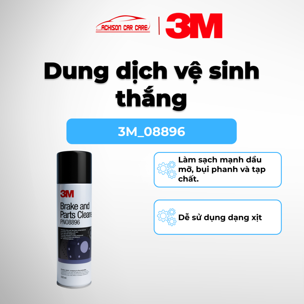 3M DUNG DỊCH VỆ SINH THẮNG 400ML LÀM SẠCH DẦU MỠ BỤI BẨN PHANH