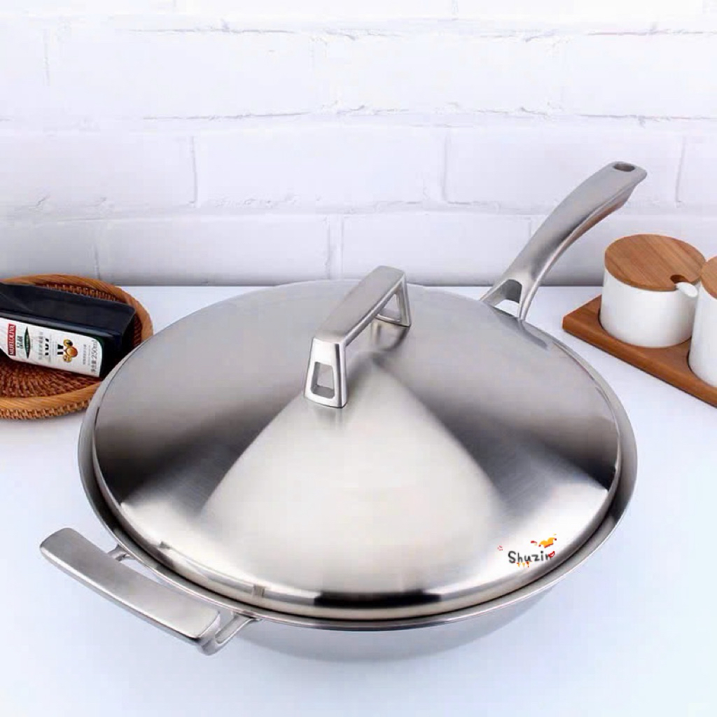 Chảo sâu lòng nắp inox Chockmen 32cm - C229