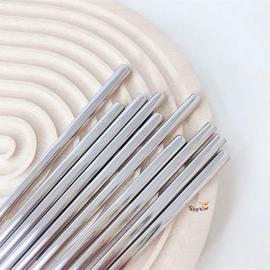 Hộp 10 đôi đũa vân đầu đũa Chockmen - C59