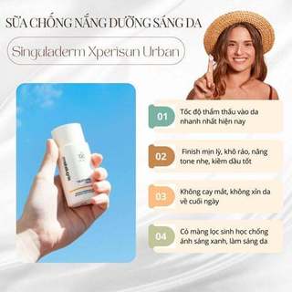 Kem Chống Nắng Singuladerm Primaderm XPERTSUN Urban SPF 50+ Bảo vệ da 50ml