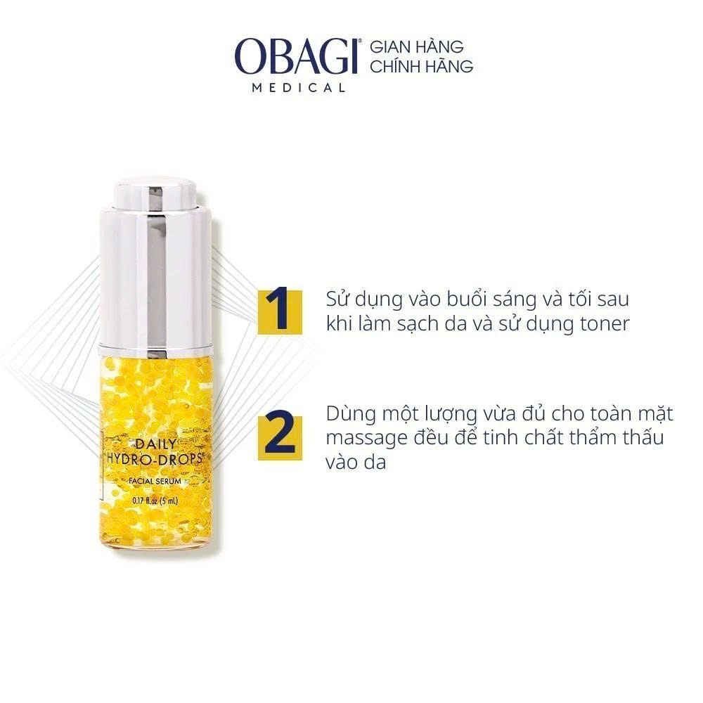 [MINI SIZE] - Serum dưỡng ẩm Obagi Daily Hydro Drops 5ML - Cấp nước, phục hồi, dưỡng ẩm