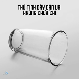 Ly Thủy Tinh Trơn Dáng Trụ Cao Miệng Loe 360-480ML | Phong cách Hàn Quốc, Kiểu Dáng Hiện Đại
