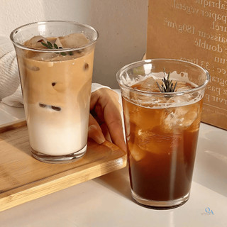 Ly Thủy Tinh Trơn Dáng Trụ Cao Miệng Loe 360-480ML | Phong cách Hàn Quốc, Kiểu Dáng Hiện Đại