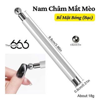 Nam Châm Hơ Mắt Mèo 2 Đầu Cao Cấp - Phụ Kiện Nail Tạo Hiệu Ứng Kim Cương Sắc Nét Cho Tiệm Làm Móng THEGIOINAIL666