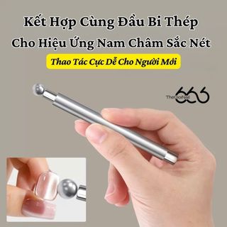 Nam Châm Hơ Mắt Mèo 2 Đầu Cao Cấp - Phụ Kiện Nail Tạo Hiệu Ứng Kim Cương Sắc Nét Cho Tiệm Làm Móng THEGIOINAIL666