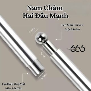 Nam Châm Hơ Mắt Mèo 2 Đầu Cao Cấp - Phụ Kiện Nail Tạo Hiệu Ứng Kim Cương Sắc Nét Cho Tiệm Làm Móng THEGIOINAIL666