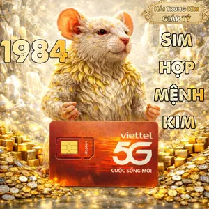Sim Số Đẹp Hợp Tuổi 1984 Giáp Tý Mệnh Hải Trung Kim Tăng Vượng Khí Hỗ Trợ Công Việc [DKCC Sim]