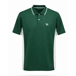 Bộ Thể Thao Nam Wilson Polo Trắng Viền Xanh + Quần Short Xanh | Pickleball Tennis Chính Hãng 2026