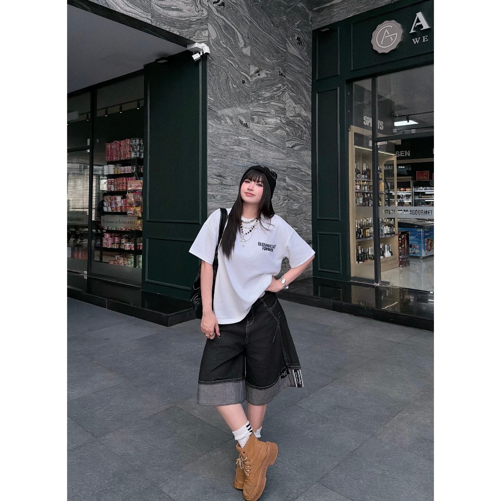 Áo Thun Boxy Vasnava Heaven - Cotton Nam Nữ Form Boxy Tay Lỡ Oversize Cổ Tròn Cotton 250gsm co giãn 2 chiều | BigBuy360 - bigbuy360.vn