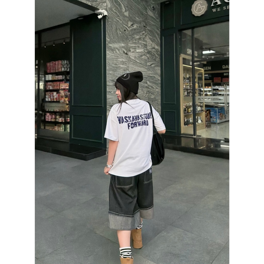 Áo Thun Boxy Vasnava Heaven - Cotton Nam Nữ Form Boxy Tay Lỡ Oversize Cổ Tròn Cotton 250gsm co giãn 2 chiều | BigBuy360 - bigbuy360.vn