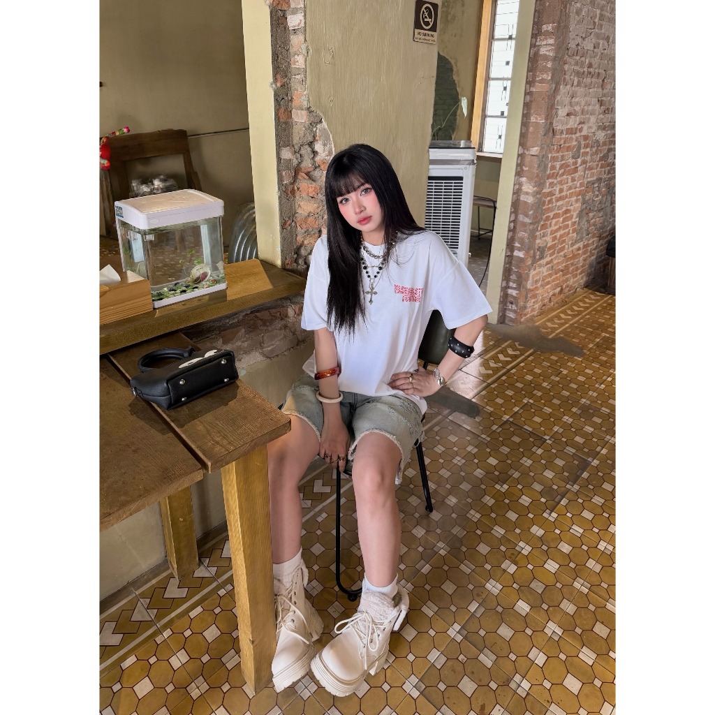 Áo Thun Boxy Vasnava Heaven - Cotton Nam Nữ Form Boxy Tay Lỡ Oversize Cổ Tròn Cotton 250gsm co giãn 2 chiều | BigBuy360 - bigbuy360.vn