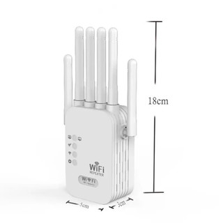 Bộ Mở Rộng Sóng Wifi Tốc Độ Tối Đa 4,6 Râu 1200Mbps Phát Sóng Xuyên Tường Tốc Độ Cao