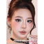 Lens mắt Halo Brown màu nâu đen viền đậm - size vừa, thương hiệu Babiee, hsd 12 tháng