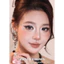 Lens mắt Halo Brown màu nâu đen viền đậm - size vừa, thương hiệu Babiee, hsd 12 tháng