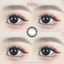 Lens mắt Halo Brown màu nâu đen viền đậm - size vừa, thương hiệu Babiee, hsd 12 tháng