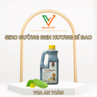 Siro Đường Đen hương Bí Đao 2 Lít - Siro đường đen SafeKing Nguyên liệu pha chế trà sữa