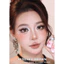 Lens mắt Velvet Brown màu nâu vân tia không viền tự nhiên - size vừa, thương hiệu Babiee Hàn Quốc