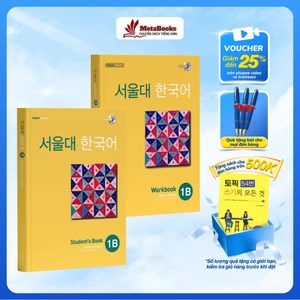 Giáo Trình Tiếng Hàn Seoul 1B 서울대 한국어 Student Book Workbook, Bao Gồm Giáo Trình Và Bài Tập - MetaBooks
